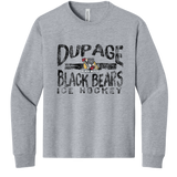 Dupage Black Bears Youth 6-Ounce Heavyweight Long Sleeve Tee