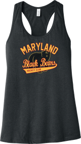 Maryland Black Bears Womens Jersey Racerback Tank
