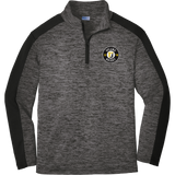 Upland Hockey Youth PosiCharge Electric Heather Colorblock 1/4-Zip Pullover